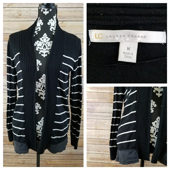 Lauren Conrad Sweaters - Lauren Conrad Striped Cardigan
